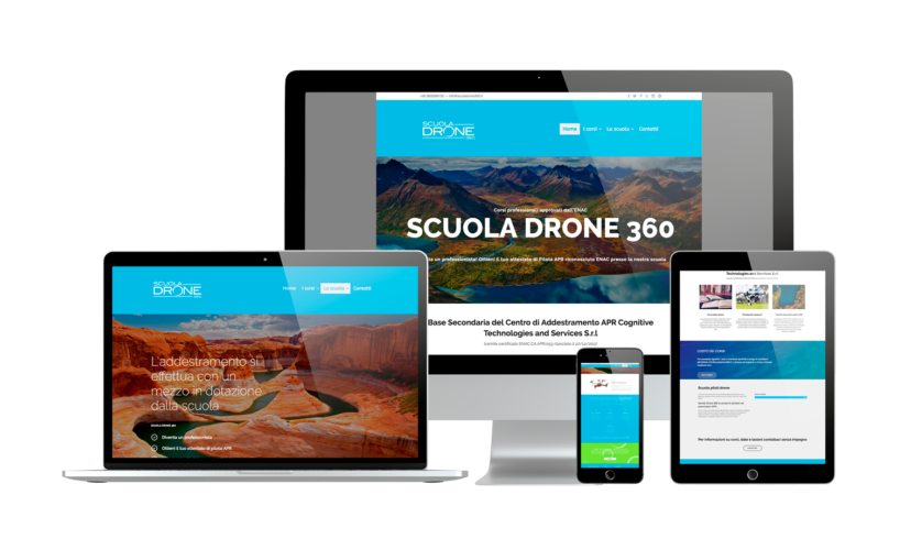 Realizzazione sito web Scuola Drone