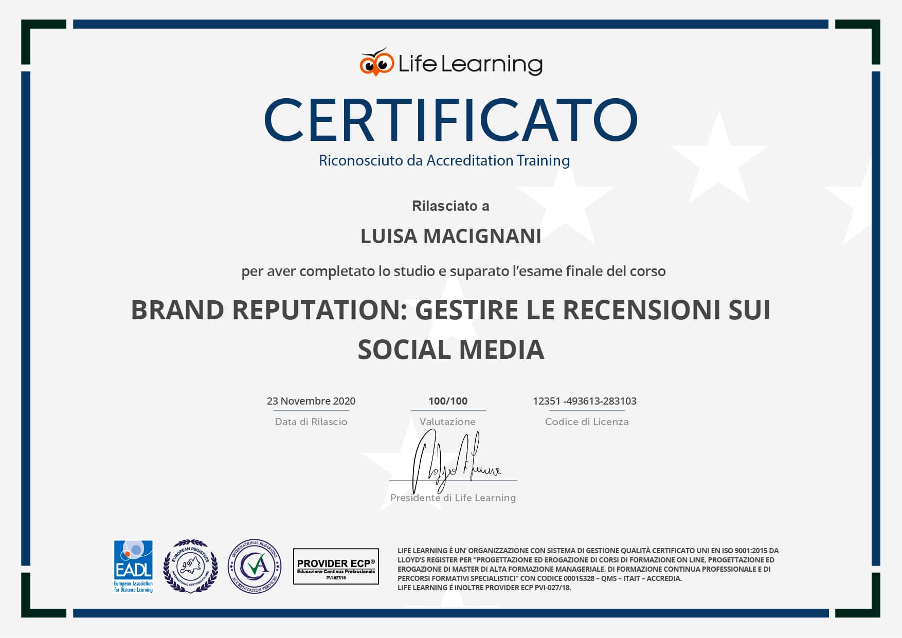 luisa-macignani-certificato-corso-brand-reputation