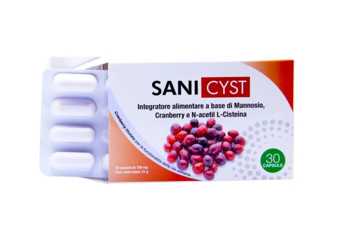 Sani Cyst e Sani Cyst Act, Packaging scatola medicine